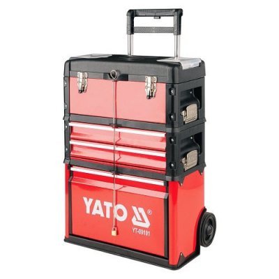 Yato Vozík na nářadí 3 sekce, 2 zásuvky YT-09101