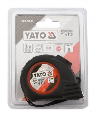 Yato Metr svinovací 3 m x 16 mm autostop YT-7110