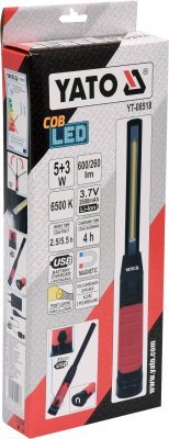 Yato Pracovní lampa COB LED 5W + 3W YT-08518