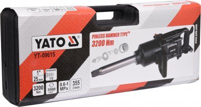 Yato Rázový utahovák pneumatický 1" 3200 Nm YT-09615