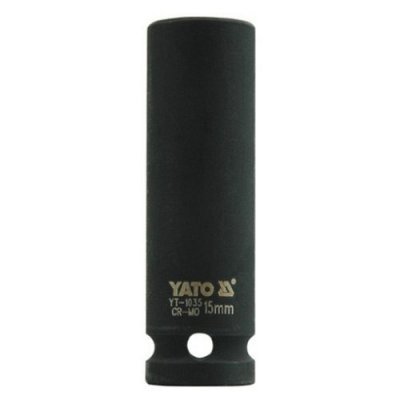 Yato Nástrčná hlavice šestihran hluboký rázová 15mm CrMo YT-1035