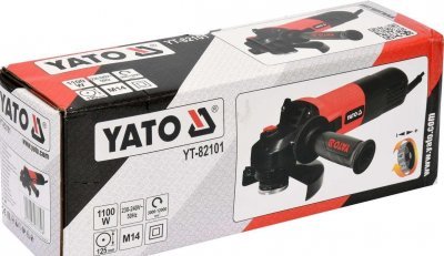 Yato Výkonná úhlová bruska 125mm, flexa 1100 W s plynulou regulací otáček 3000-12000 ot/min, softstart, tempomat YT-82101