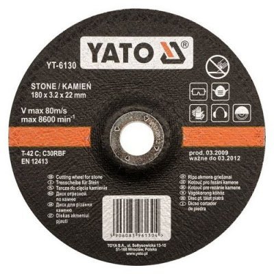 Yato Kotouč na kámen 125 x 22 x 1,5 mm YT-5932