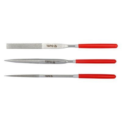 Yato Sada pilníků jehlových diamantových 4 x 160 mm 3 ks YT-6150