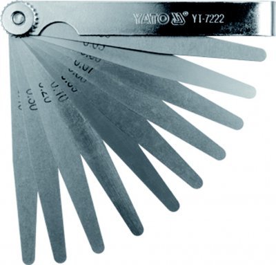 Yato Měrka na spáry 100 x 10 mm 10 ks YT-7222