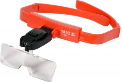 Yato Náhlavní lupa s osvětlením X1, X1,5, X2 YT-73842