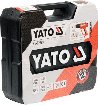 Yato Pistole opalovací 2000 W s příslušenstvím YT-82293