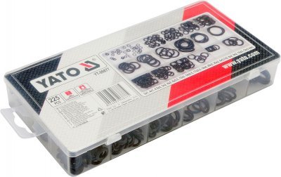 Yato O kroužky gumové těsnící sada 225ks,3x1 - 22x2mm YT-06877