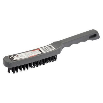 Yato Kartáč drátěný ruční 4 řady plast YT-6354