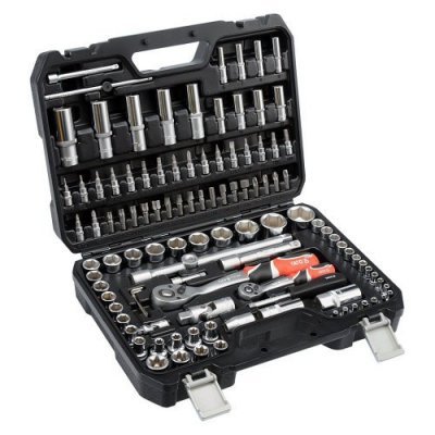 Yato Gola sada 1/2", 1/4" + příslušenství 108 ks YT-38791