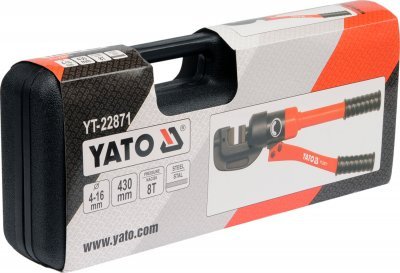 Yato Kleště hydraulické na štípání arm. drátů 4-16mm YT-22871