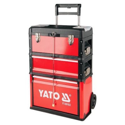 Yato Vozík na nářadí 3 sekce, 1 zásuvka YT-09102