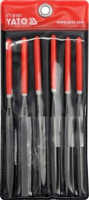 Yato Sada pilníků jehlových 4 x 160 mm 6 ks YT-6161