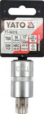 Yato Bit 1/2" Torx T60 YT-04318