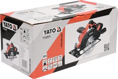 Yato Pila kotoučová AKU 18V pr. 165mm 3800ot. 2AH YT-82810