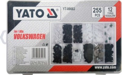 Yato Příchytky čalounění pro interiéry Volkswagen 255 Ks YT-06663