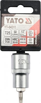 Yato Nástavec 1/2" bit Torx T25 YT-04311