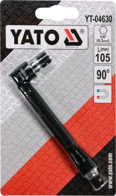 Yato Úhlový adaptér 105mm, 1/4" YT-04630