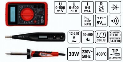 Yato Sada elektro nářadí 68 ks kufřík YT-39009