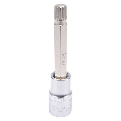 Yato Nástavec prodloužený 1/2" bit vícezubý M10 YT-04353