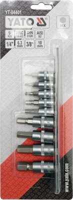Yato Bity sada 9 ks (CrV 6150) YT-04401