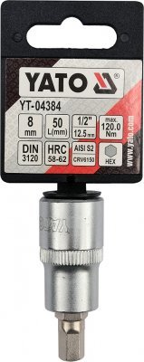 Yato Nástavec 1/2" bit Imbus H8 YT-04384