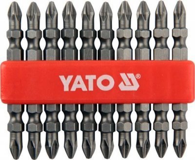 Yato Oboustranné Bity křížové 1/4" PH2x65 mm 10 ks YT-0481