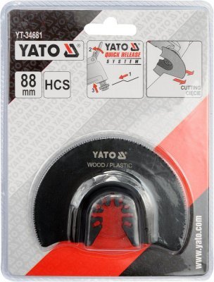 Yato Segmentový pilový list pro multifunkci HCS, 88mm (dřevo, plast) YT-34681