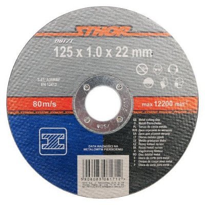 Sthor Kotouč na kov 125 x 22 x 1,0 mm TO-08171