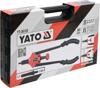 Yato Nýtovací kleště pro maticové nýty M3-M12 YT-36128