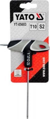 Yato Šroubovák T Torx s otvorem T10 YT-05603