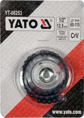 Yato Řetězový klíč na olejový filtr, rozsah 50-120mm 1/2" YT-08253