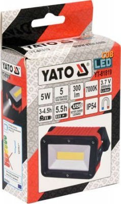 Yato Přenosná svítilna 5W COB 300lm YT-81819