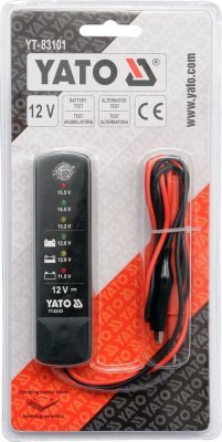 Yato Tester autobaterií LED YT-83101