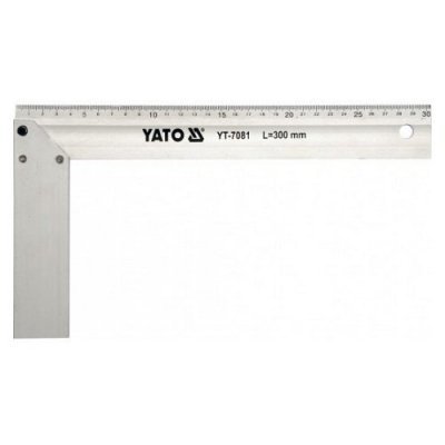 Yato Truhlářský úhelník hliníkový 350mm YT-7082