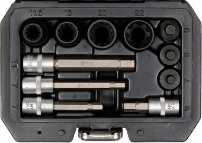 Sada Nářadí na brzdové třmeny 1/2" 3/8" YT-06808
