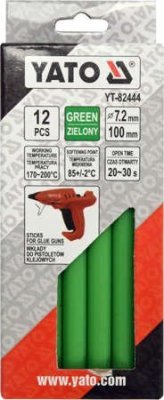 Yato Lepidlo do tavné pistole 7,2x100mm 12 Ks zelené YT-82444