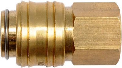Yato Rychlospojka s vnitřním závitem 3/8" pneumatická, mosazná YT-24093