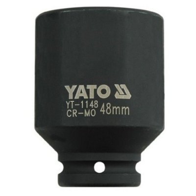 Yato Nástrčná hlavice rázová šestihran hluboká CrMo 48mm YT-1148