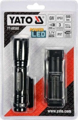 Yato Svítilna XP-G3 CREE 6W nabíjecí YT-08568