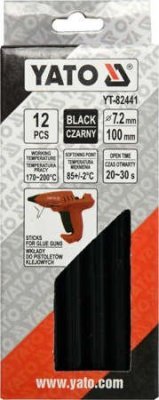 Yato Lepidlo do tavné pistole 7,2x100mm 12 ks černé YT-82441