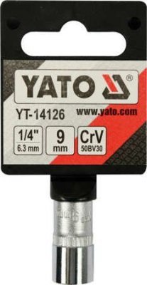 Yato Nástrčná hlavice šestihran 9mm YT-14126