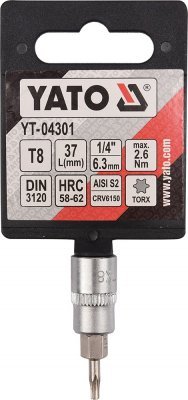 Yato Bit 1/4" Torx T8 YT-04301