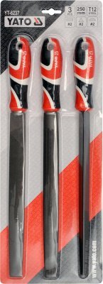 Yato Sada pilníků zámečnických 250 mm 3 ks YT-6237