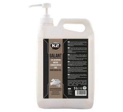 K2 GALANT Gel na mytí rukou, s pumpičkou 5L