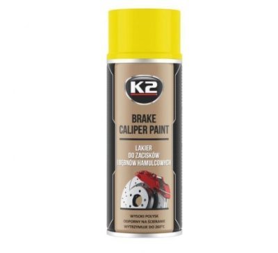 K2 BRAKE CALIPER Barva na brzdové třmeny, žlutá 400ml
