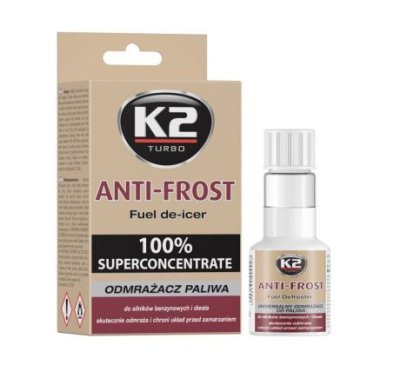 K2 ANTI FROST Aditiva do paliva proti zamrzání 50ml