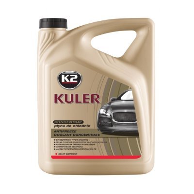 K2 KULER Chladící kapalina G12/G12+, koncentrát, červená 5L