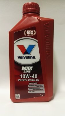 Motorový olej 10W40 Valvoline MAX LIFE 1l