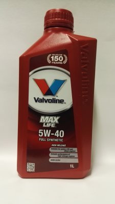 Motorový olej 5W40 Valvoline MAX LIFE 1l